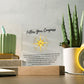 Follow Your Compass | Acrylic Plaque (with LED OPTION)