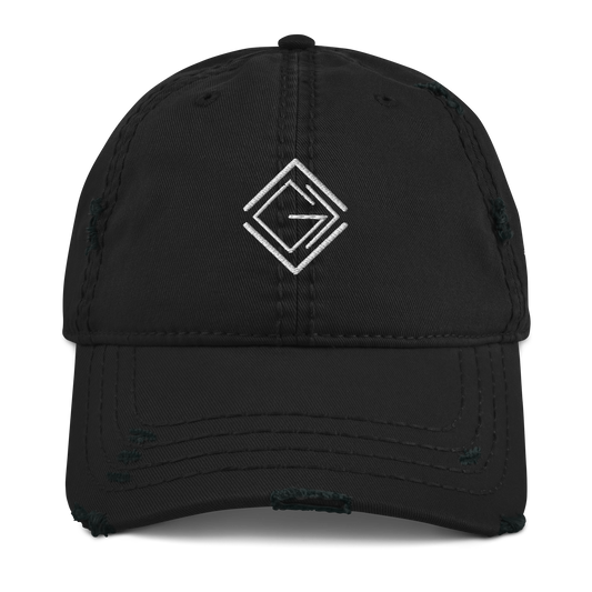 GOD IS GREATER THAN THE HIGHS AND LOWS | Embroidered Distressed Cap