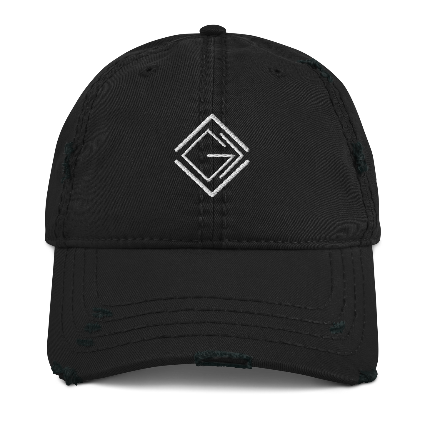 GOD IS GREATER THAN THE HIGHS AND LOWS | Embroidered Distressed Cap