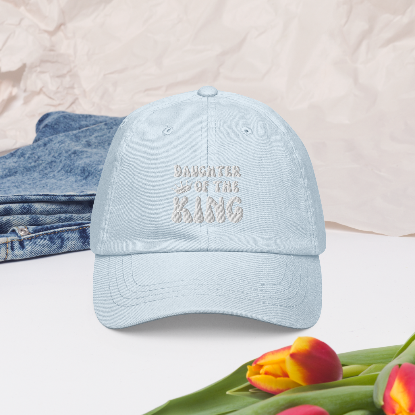 DAUGHTER OF THE KING | Pastel baseball hat