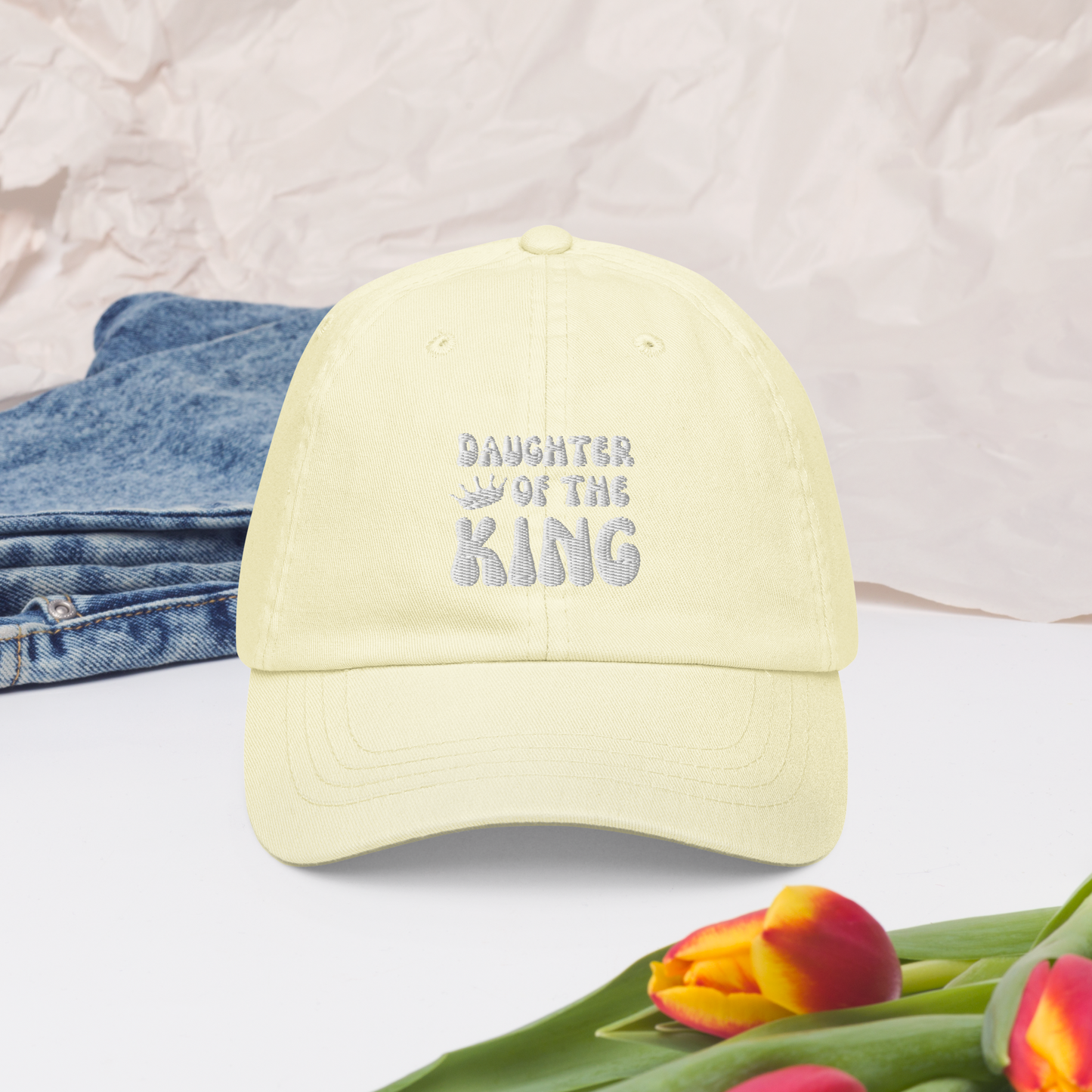 DAUGHTER OF THE KING | Pastel baseball hat