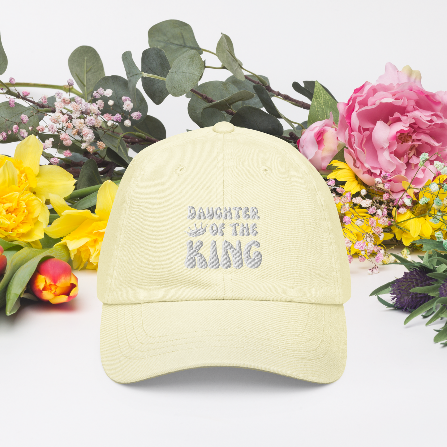 DAUGHTER OF THE KING | Pastel baseball hat