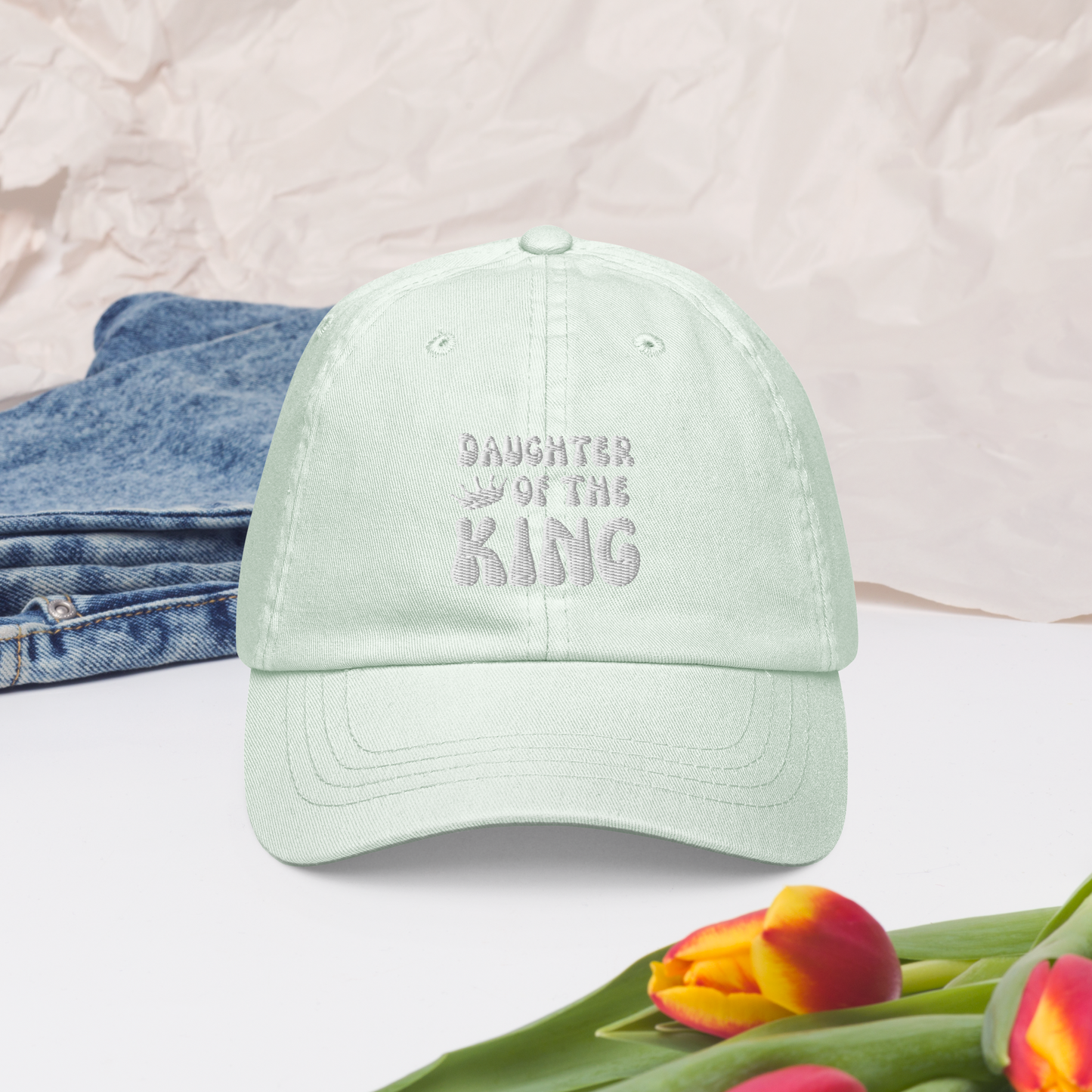 DAUGHTER OF THE KING | Pastel baseball hat