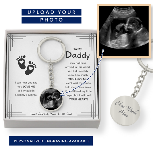 Daddy to Be | Photo Keepsake Keychain