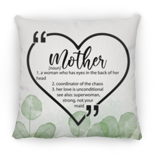 Mother Definition Pillow