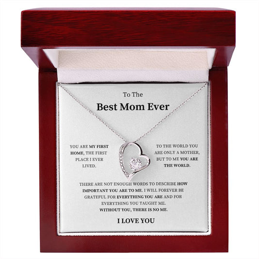 Best Mom Ever | Without You | Forever Love Necklace