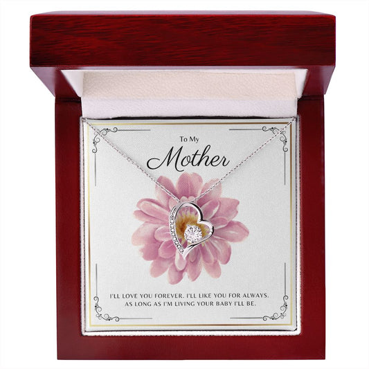 To My Mother | I'll Love You Forever | Forever Love Necklace