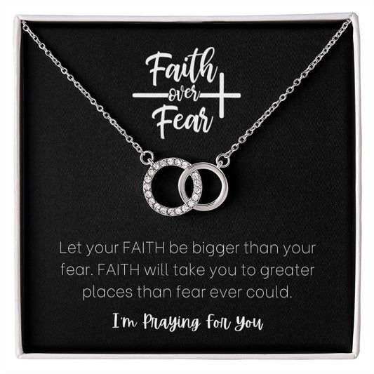 Faith Over Fear | I'm Praying For You (Blk) | Perfect Pair Necklace