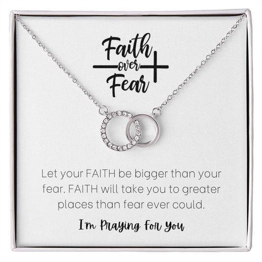 Faith Over Fear | I'm Praying For You | Perfect Pair Necklace
