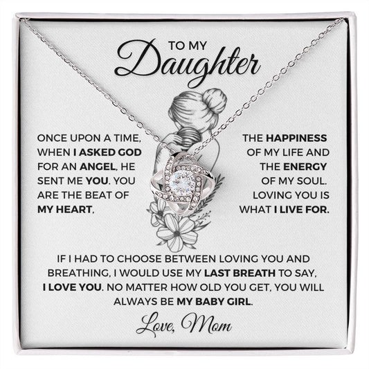 To My Daughter | Once Upon A Time | Love Knot Necklace