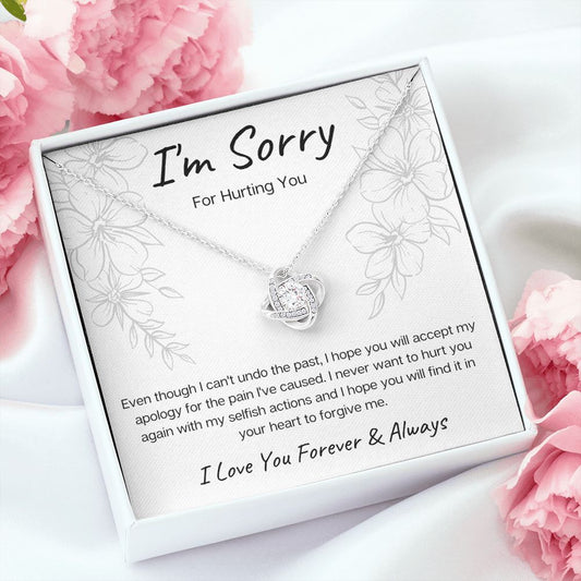 (Almost Sold Out!) I'm Sorry for Hurting You | Love Knot Necklace