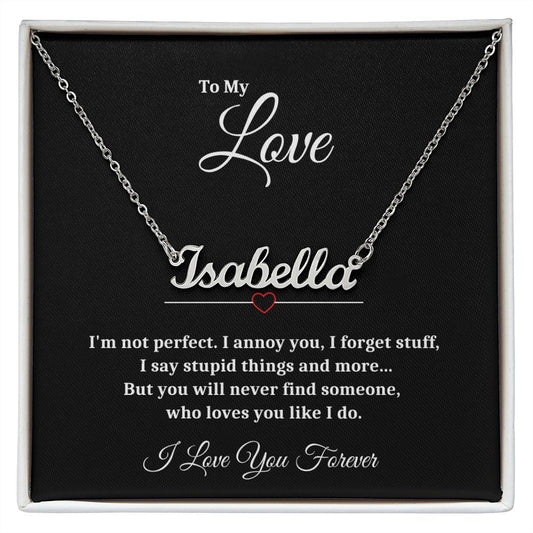 To My Love | Personalized Name Necklace