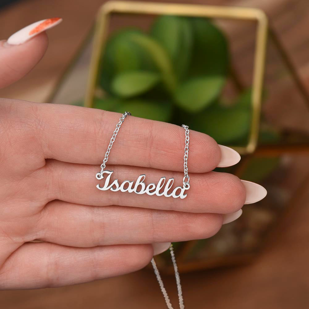 To My Beautiful (Name) | Personalized Name Necklace