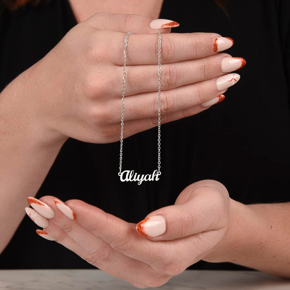 To My Beautiful (Name) | Personalized Name Necklace