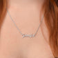 Bonus Daughter | Life Gave Me You | Personalized Name Necklace