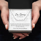 I'm Sorry for Hurting You | (Personalized) Name Necklace