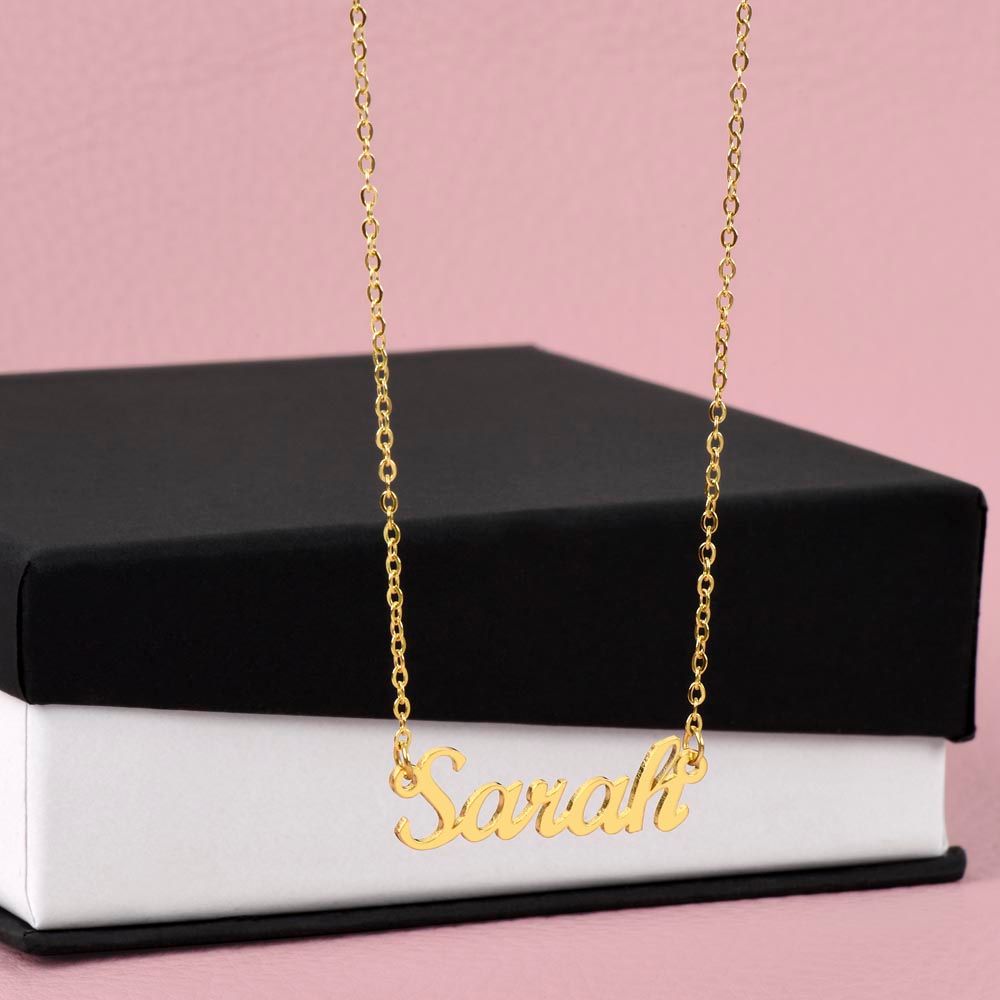 I'm Sorry | Never Want to Hurt You (Pink) | Personalized Name Necklace