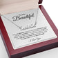 To My Beautiful (Name) | Personalized Name Necklace