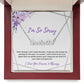 I'm So Sorry | Never Want to Hurt You | (Personalized Name Necklace)
