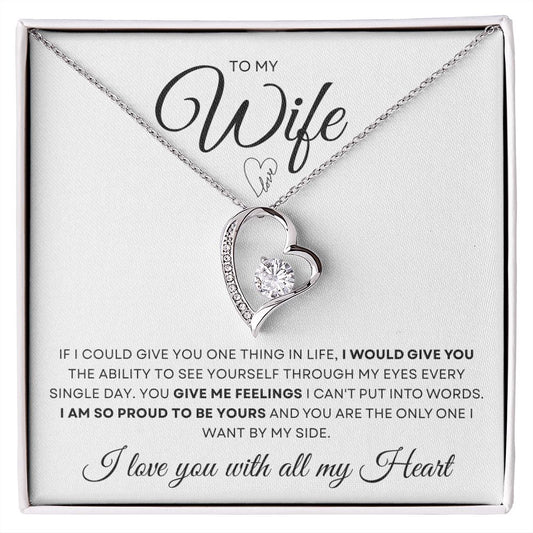 To My Wife | You Give Me Feelings | Forever Love Necklace