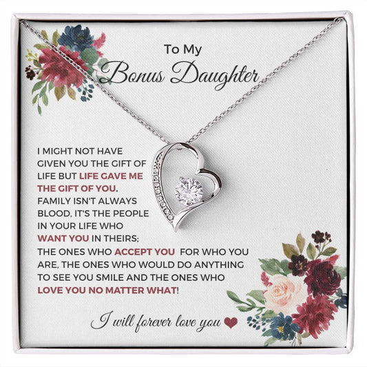 Bonus Daughter | The Gift of You | Forever Love Necklace