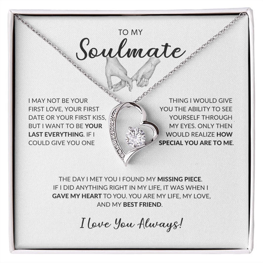 To My Soulmate | Holding Hands | Forever Love Necklace