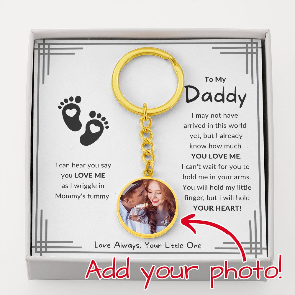 Daddy to Be | Photo Keepsake Keychain